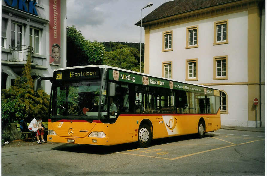(077'319) - PostAuto Nordwestschweiz - SO 148'656 - Mercedes (ex P 25'252) am 5. Juni 2005 beim Bahnhof Liestal