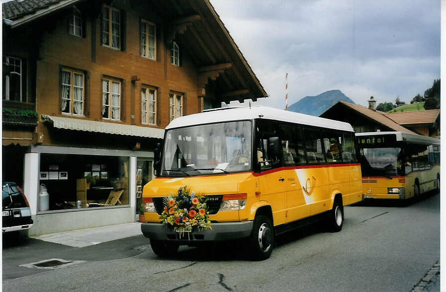 (078'016) - Portenier, Adelboden - Nr. 5/BE 26'860 - Mercedes/Kusters am 25. Juni 2005 in Kiental, Hotel Bren