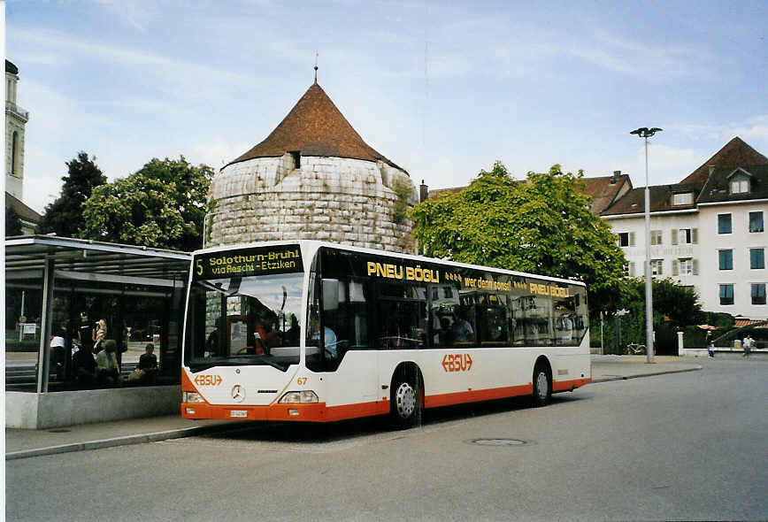 (078'315) - BSU Solothurn - Nr. 67/SO 142'067 - Mercedes am 9. Juli 2005 in Solothurn, Amthausplatz