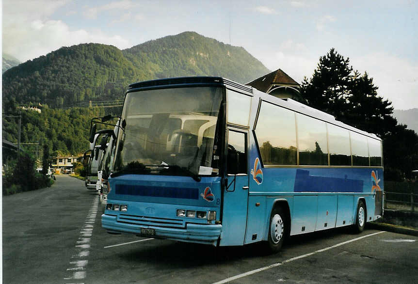 (078'608) - Romantic Tour, Montagnola - Nr. 8/TI 204'553 - Drgmller (ex Zerzuben, Visp-Eyholz) am 11. Juli 2005 beim Bahnhof Interlaken West