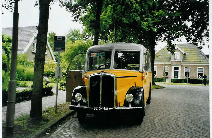 (078'905) - FRAM Drachten - Nr. 7/BE-04-88 - Saurer/Lauber (ex Billieux, Martigny; ex Bruttin, Nax) am 21. Juli 2005 in Diever