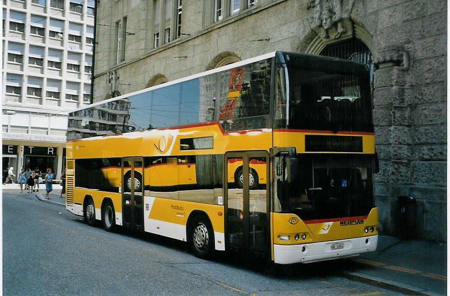 (079'214) - PostAuto St. Gallen-Appenzell - AR 14'841 - Neoplan (ex P 27'019) am 28. Juli 2005 beim Bahnhof St. Gallen