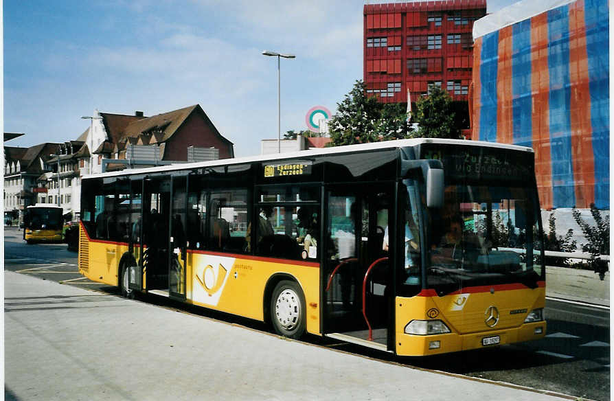 (080'024) - Knecht, Windisch - Nr. 73/AG 19'297 - Mercedes am 28. August 2005 beim Bahnhof Brugg