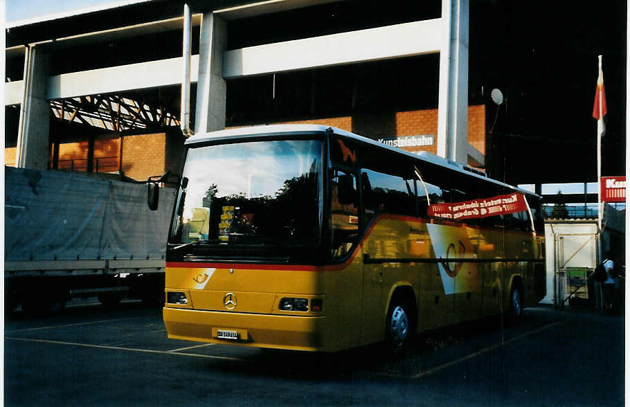 (080'217) - PostAuto Nordschweiz - SO 149'614 - Mercedes (ex P 26'012; ex Steiner, Meikirch) am 1. September 2005 in Thun, Grabengut