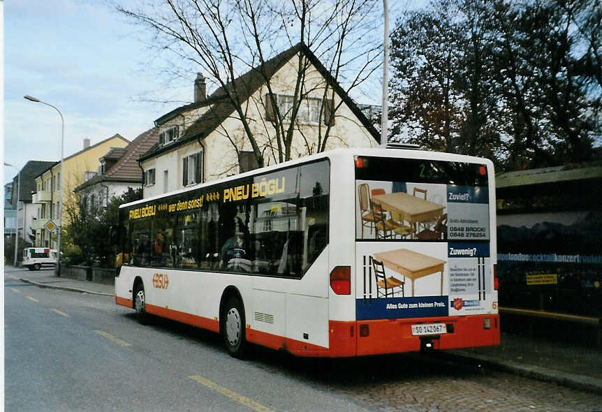 (081'514) - BSU Solothurn - Nr. 67/SO 142'067 - Mercedes am 12. November 2005 in Solothurn, Touring