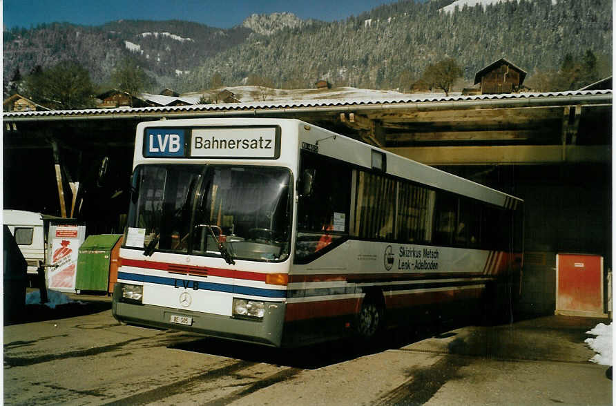(081'734) - Stryffeler, Boltigen - BE 505 - Mercedes (ex LVB Lenk) am 11. Dezember 2005 in Erlenbach, Spital