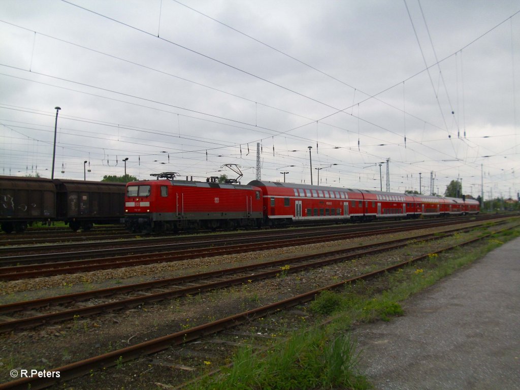 112 123 mit dem RE1 in Eisenh�ttenstadt. 1.06.10
