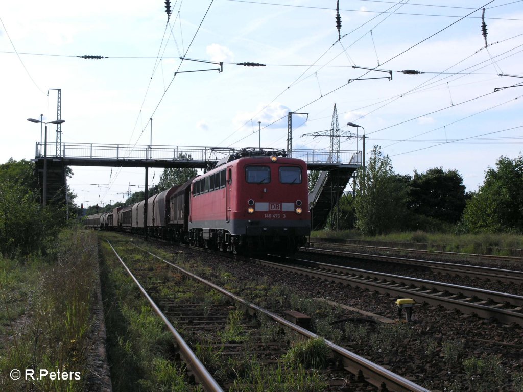 140 476-3 durchf�hrt Saamund mit ein gemischten G�terzug. 17.08.08