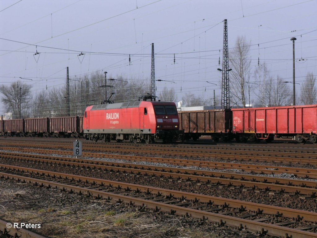 145 058-4 als Lz in Leipzig Sch�nefeld. 12.03.11