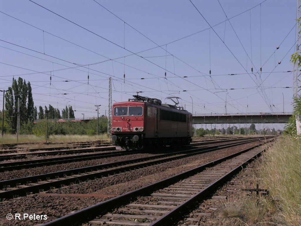 155 183-7 durchf�hrt solo Eisenh�ttenstadt. 01.06.08