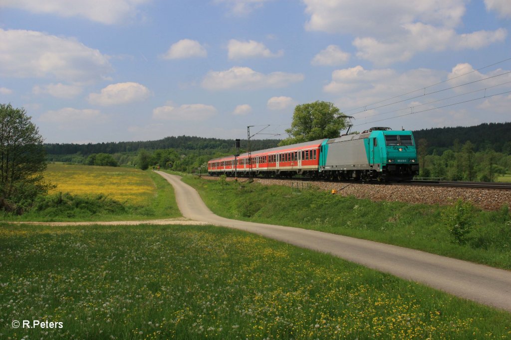 185 616-0 als S3 39341 Neumarkt/Oberpfalz bei P�lling. 13.05.11