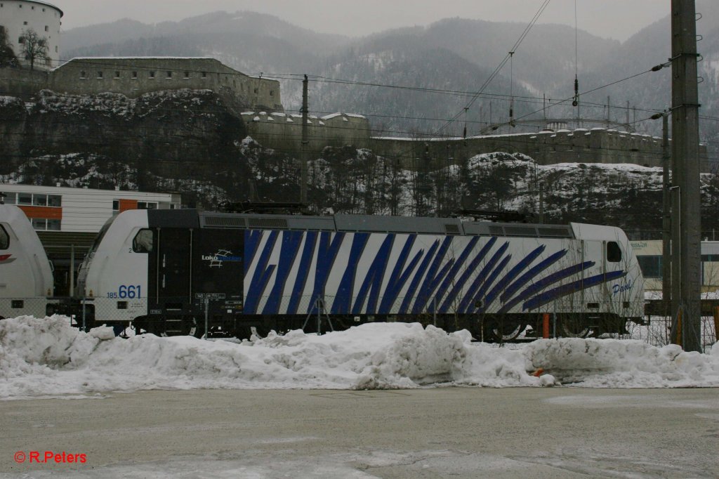 185 661-6 abgestellt in A-Kufstein. 04.02.12