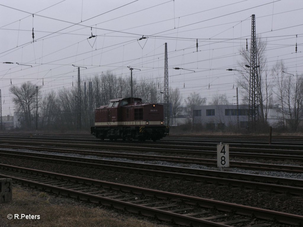 204 311-5 solo in Leipzig Sch�nefeld. 05.03.11