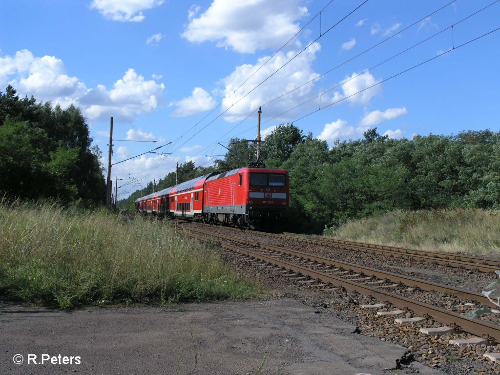 20min sp�ter schiebt sie ihren RE wieder zur�ck nach Magdeburg. 13.08.08