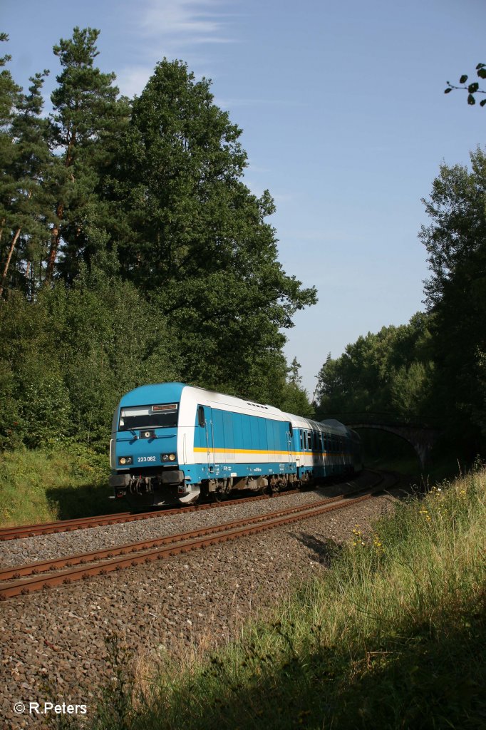 223 062 mit ALX84115 nach M�nchen bei Sch�nfeld. 23.08.11