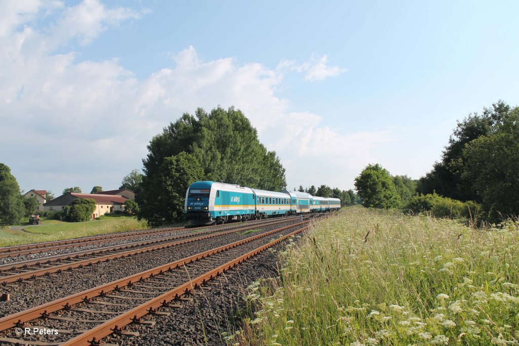 223 067 mit dem ALX84109 Hof - M�nchen bei Sch�nfeld. 02.07.13