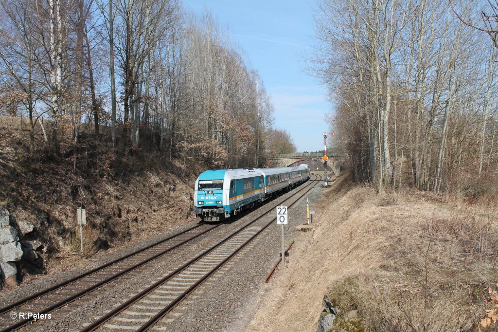 223 067 mit dem ALX84115 Hof - M�nchen bei Reuth bei Erbendorf.24.03.13