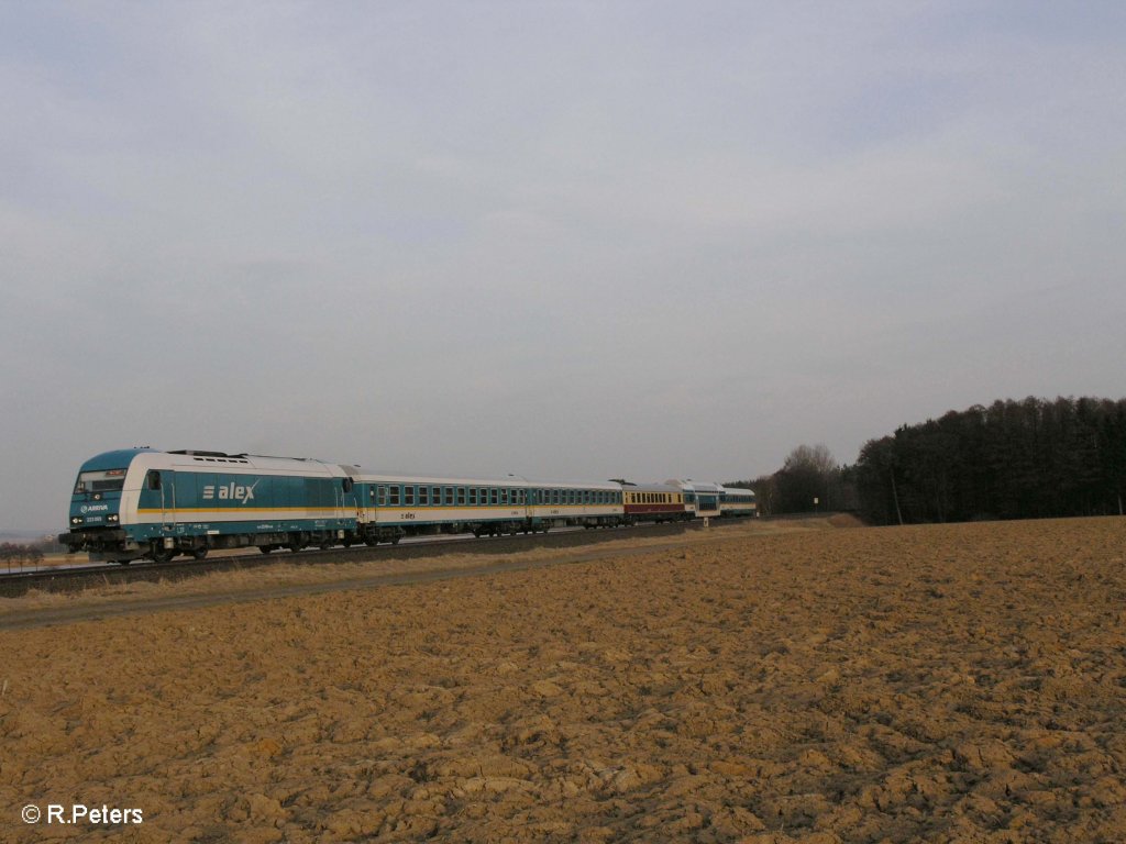 223 069 mit ALX84110 nach Hof bei Oberteich. 25.03.11