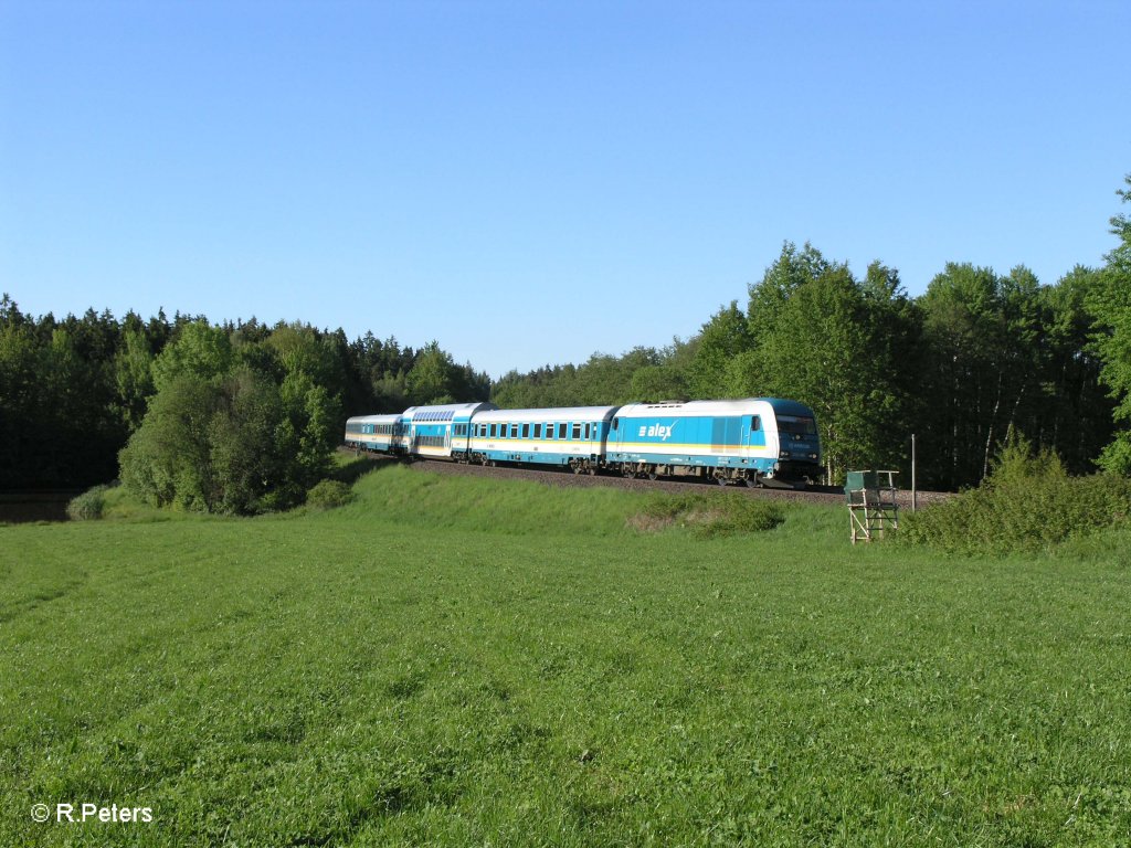 223 069 mit ALX87021 nach M�nchen bei Oberteich. 04.06.10