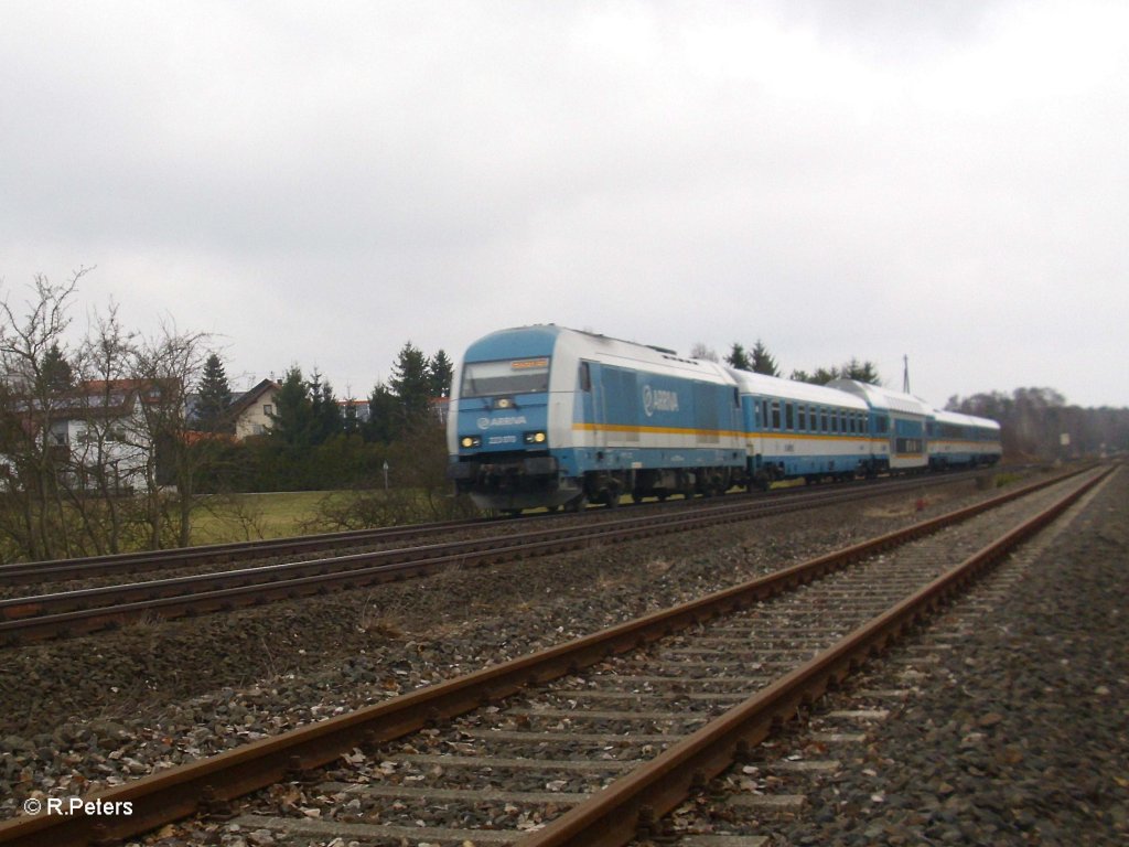 223 070 mit ALX84111 nach M�nchen bei Sch�nfeld. 19.03.11