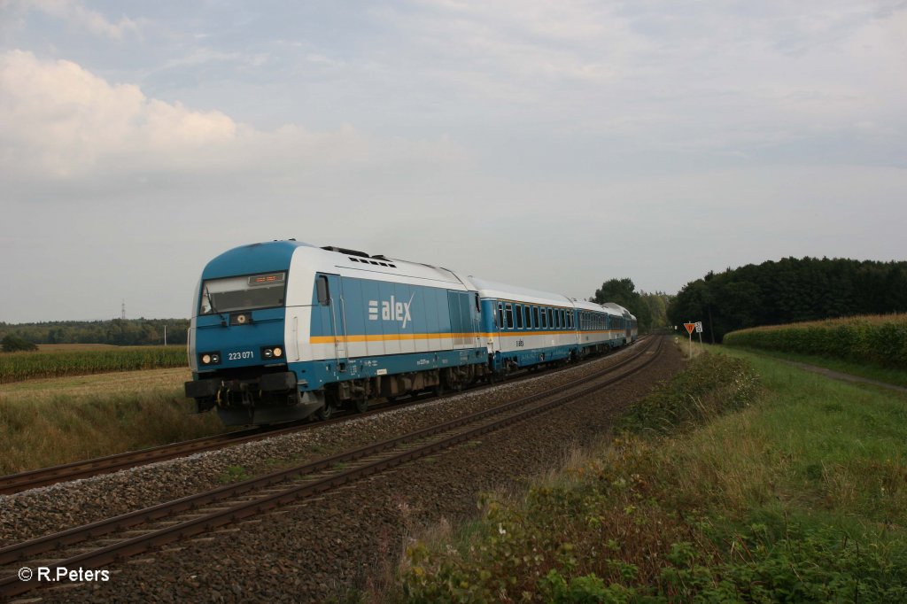 223 071 mit ALX84110 M�nchen - Hof bei Oberteich. 17.09.11