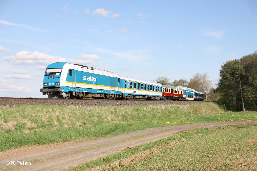 223 072 als ALX84110 M�nchen - Hof bei Oberteich. 03.05.12