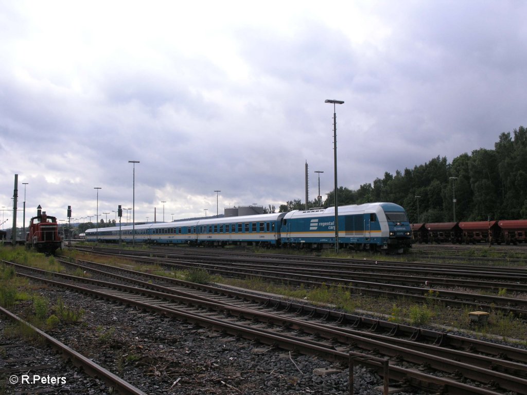 223 072 verl�sst Marktredwitz mit den ALX37980 nach Hof. 11.06.09
