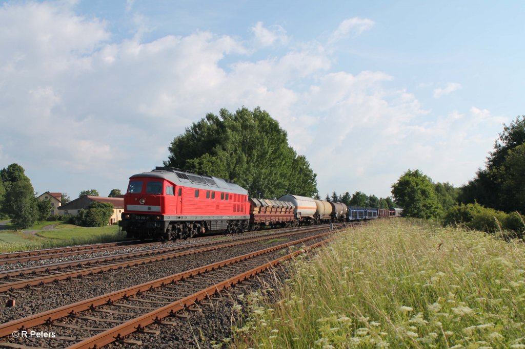 232 252-7 mit dem umgeleiteten 51683 Zwickau - N�rnberg bei Sch�nfeld. 02.07.13