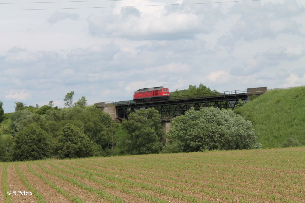 232 259-2 auf dem Viadukt bei Seu�en. 15.06.13