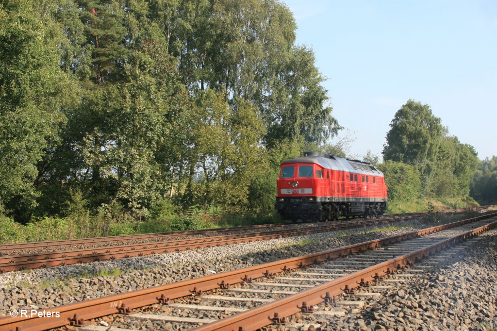 232 262-6 als Lz bei Sch�nfeld. 02.09.11