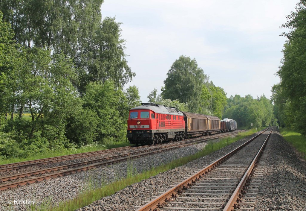 232 384-0 mit dem 45362 Cheb - N�rnberg bei Sch�nfeld. 09.06.13