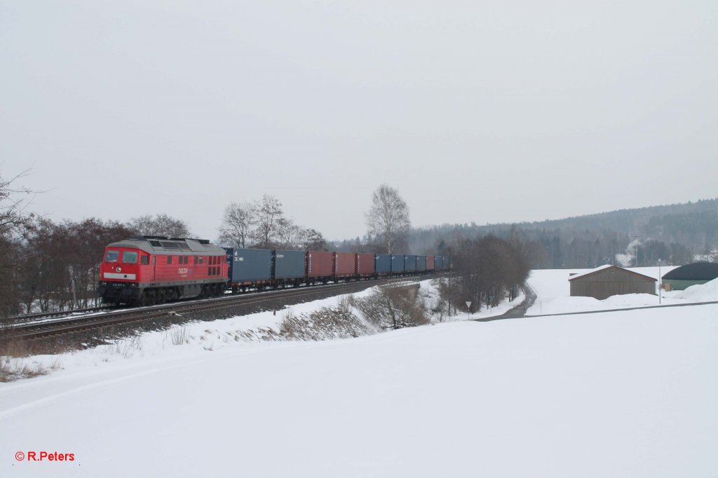 232 527-2 mit dem 49351 bei Groschlattengr�n. 22.02.12