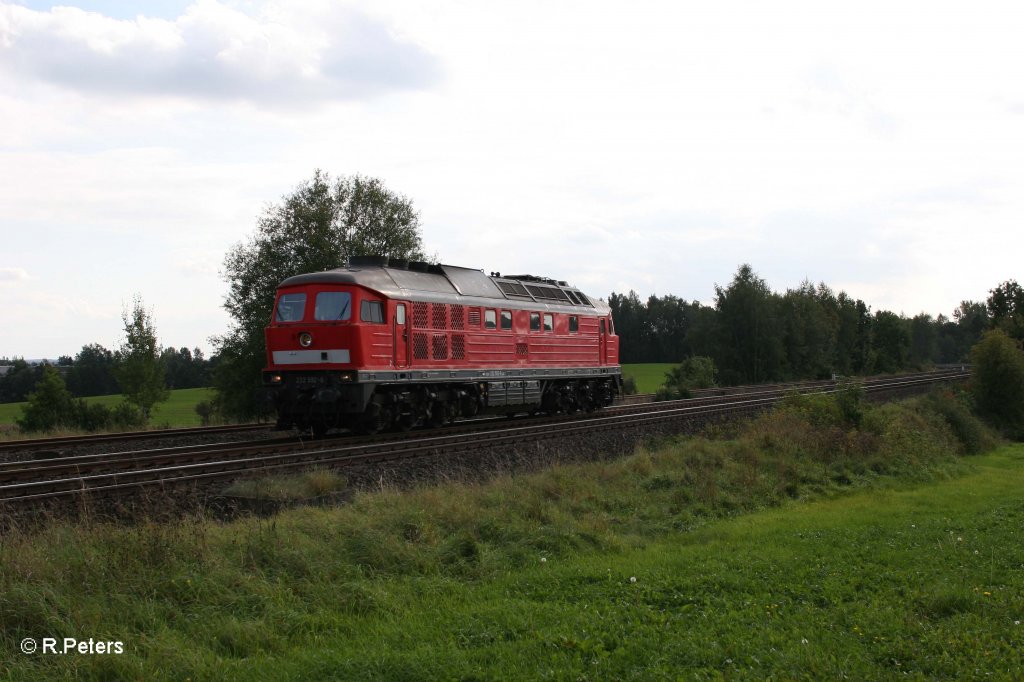 232 582-6 als Lz nach Hof bei Sch�nfeld. 23.09.11
