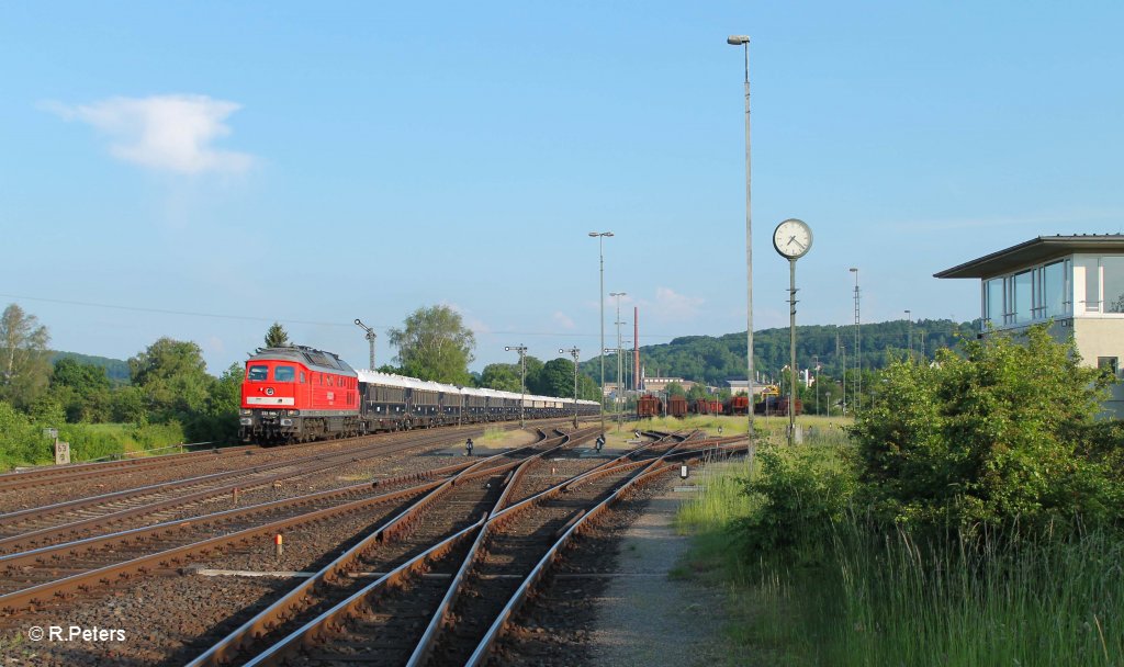232 589-2 mit dem Orientexpress Prag- Paris bei Luipoldh�he. 08.06.13