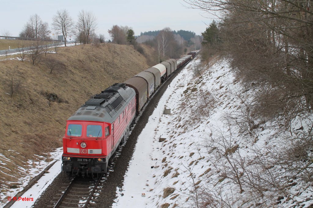 233 176-7 mit dem 45362 Cheb - N�rnberg bei Seu�en. 17.03.13