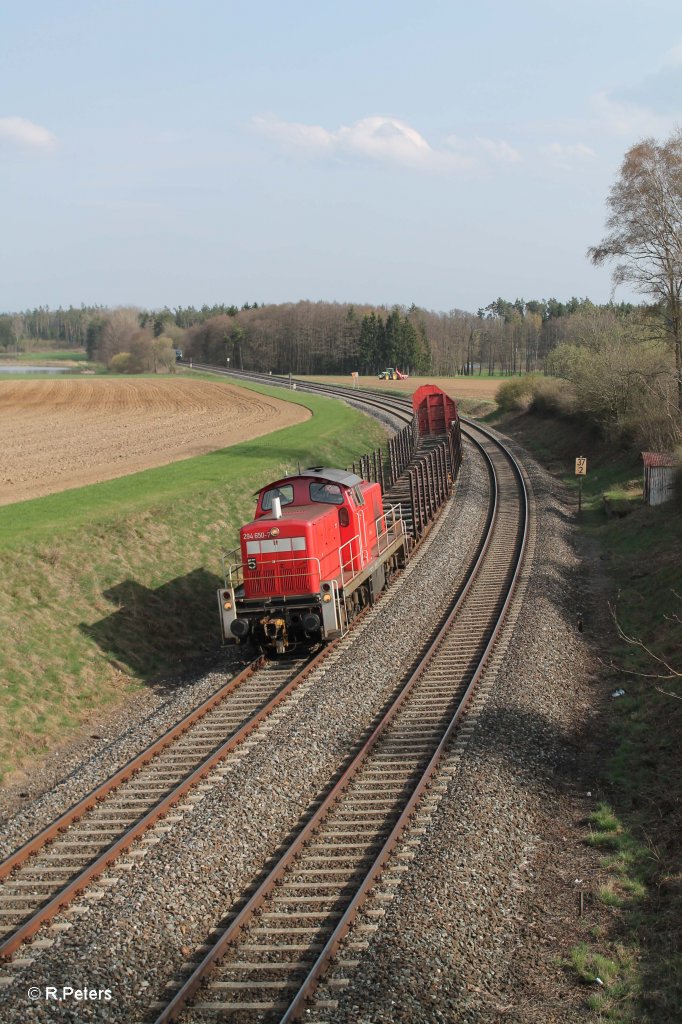 294 650-7 mit der �bergabe 56961 ATW Wiesau - Marktredwitz bei Oberteich. 26.05.13