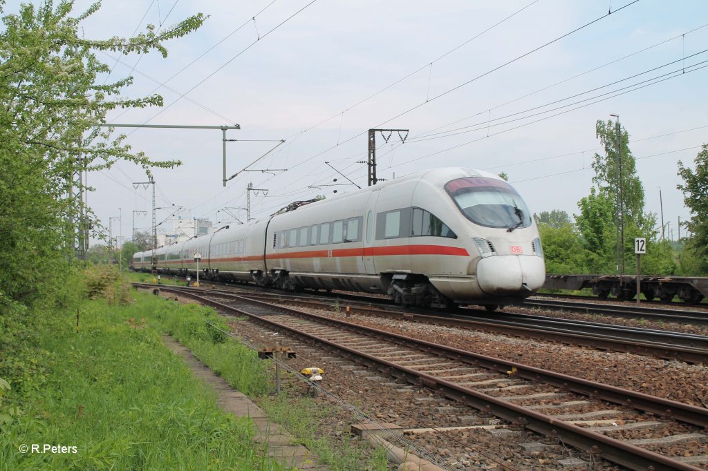 411 052-4  Travem�nde  als ICE23 Dortmund - Wien bei Regensburg Ost. 09.05.13
