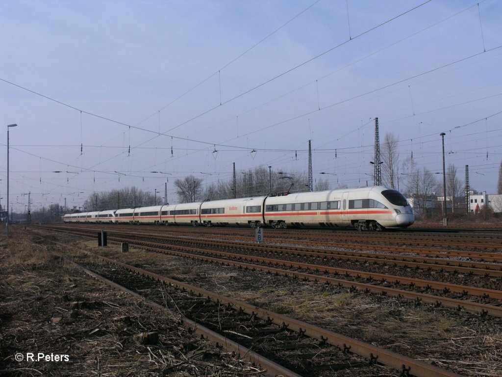 415 003-3  Altenbecken  + 415 020-7  Gotha  ziehen durch Leipzig Sch�nefeld. 12.03.11