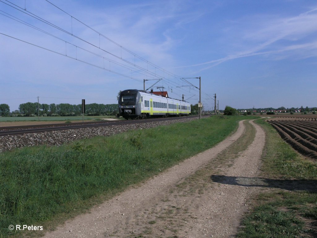 440 414 als AG84330 nach Ingolstadt bei K�fering. 07.05.11