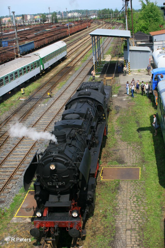 52 8079-7 von der Br�cke aus. 