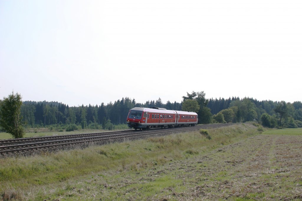 610 505 als RE5261 N�rnberg - Chep bei Waldershof. 04.09.12