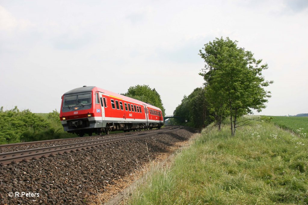610 515-9 als RE 5282 Chep - N�rnberg bei waldershof. 31.05.12