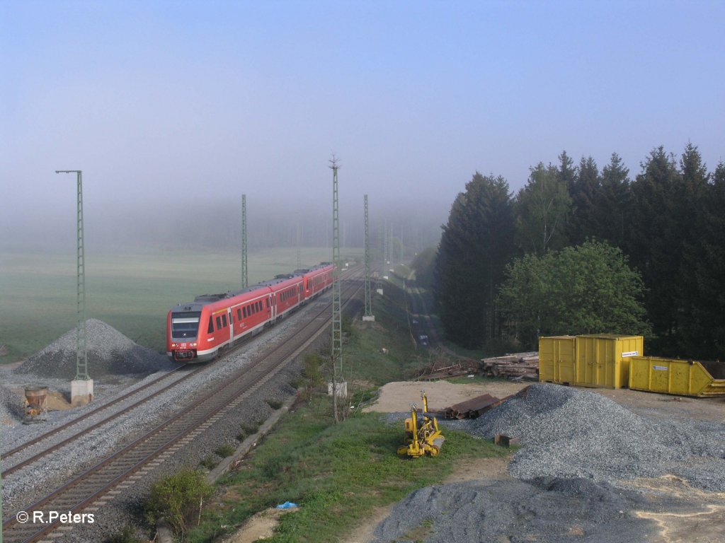 612 128 als RE3780/3448 Dresden - N�rnberg bei F�hring. 05.05.11
