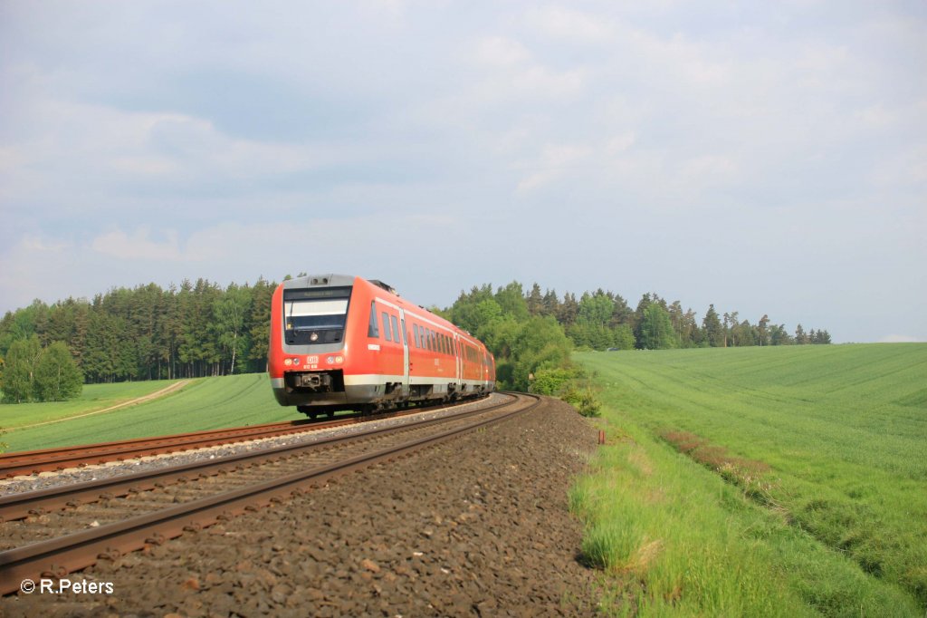 612 616 als RE3780/3448 nach N�rnberg bei Oberth�lau. 21.05.11
