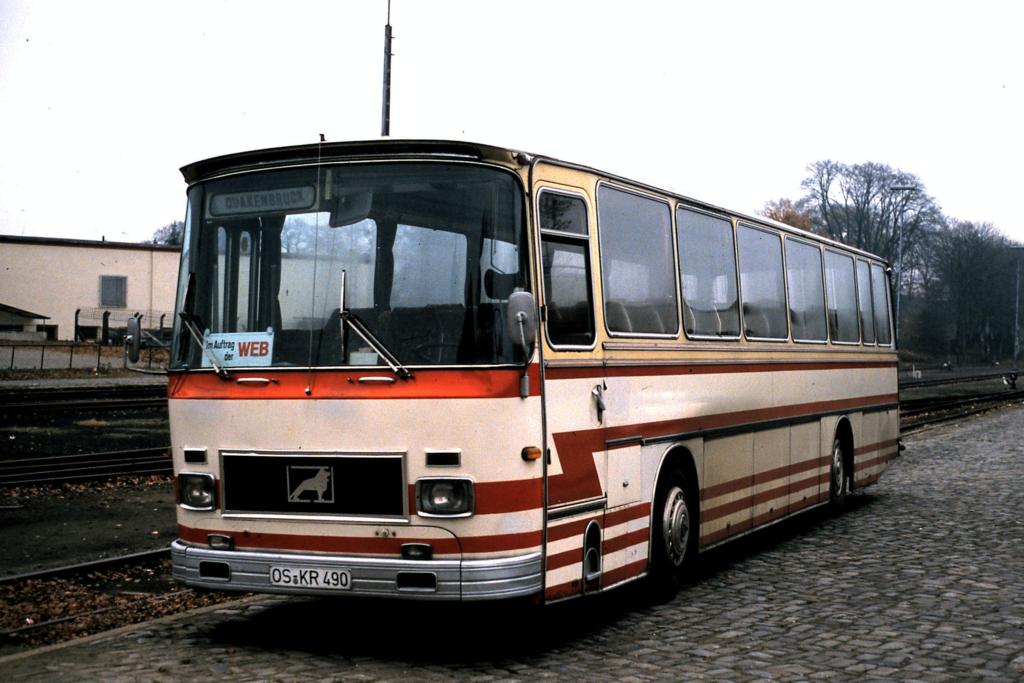 Am 16.11.1988 fotografierte ich diesen Bssing Reisebus in 
Lningen. 