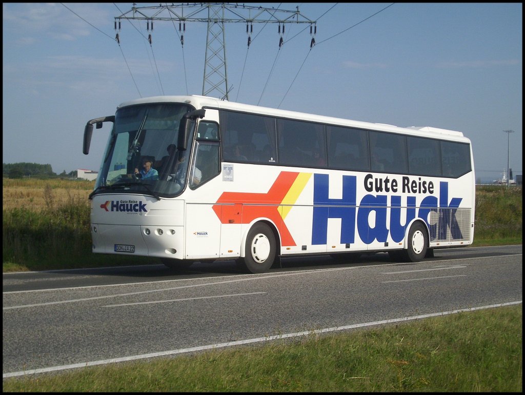 Bova Futura von Hauck aus Deutschland in Mukran. Gru an den netten Fahrer.