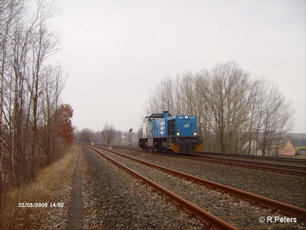 D05 rollt solo bei Sch�nfeld in Richtung Marktredwitz. 22.03.09