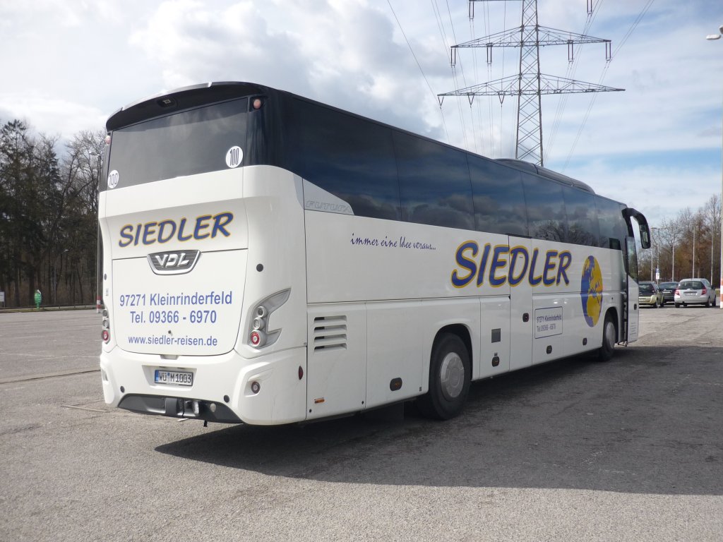 Der VDL von Siedler-Reisen. Aufgenommen am 09.03.2013 in Sindelfingen