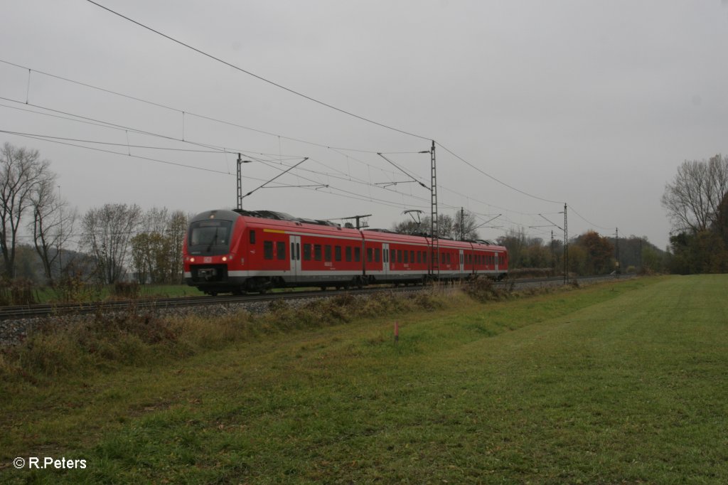 Ein 442 als RB31115 nach G�nzburg bei Nersingen 02.11.10