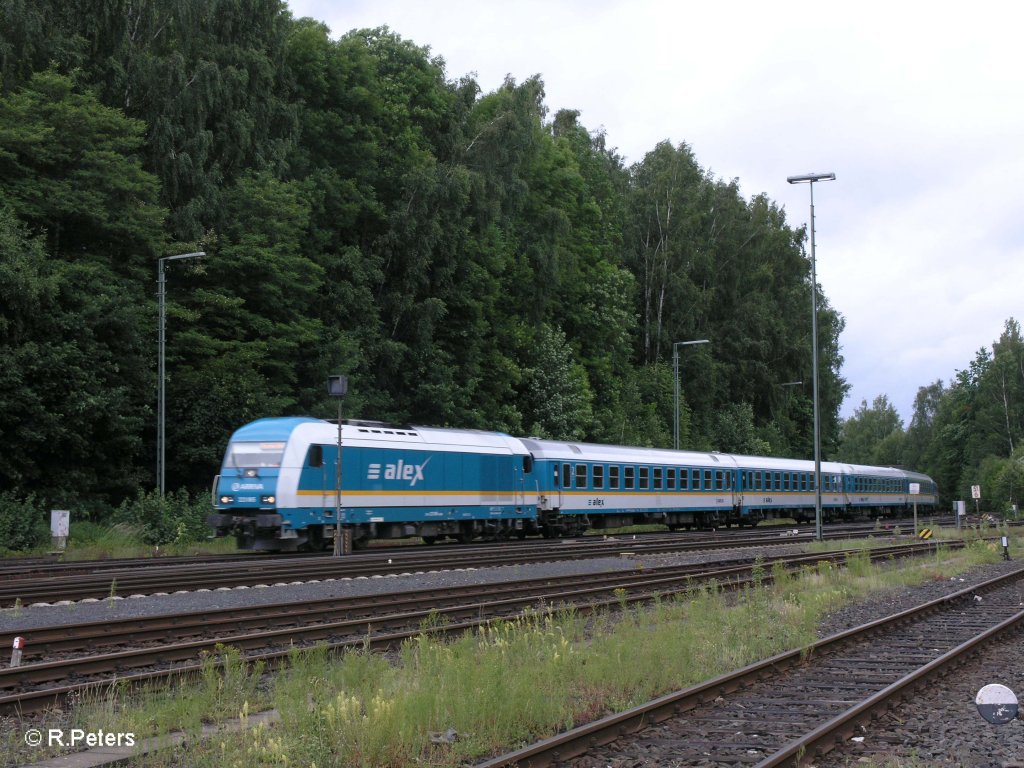 Ein Alex f�hrt in Marktredwitzein auf den Weg nach M�nchen. 11.06.09